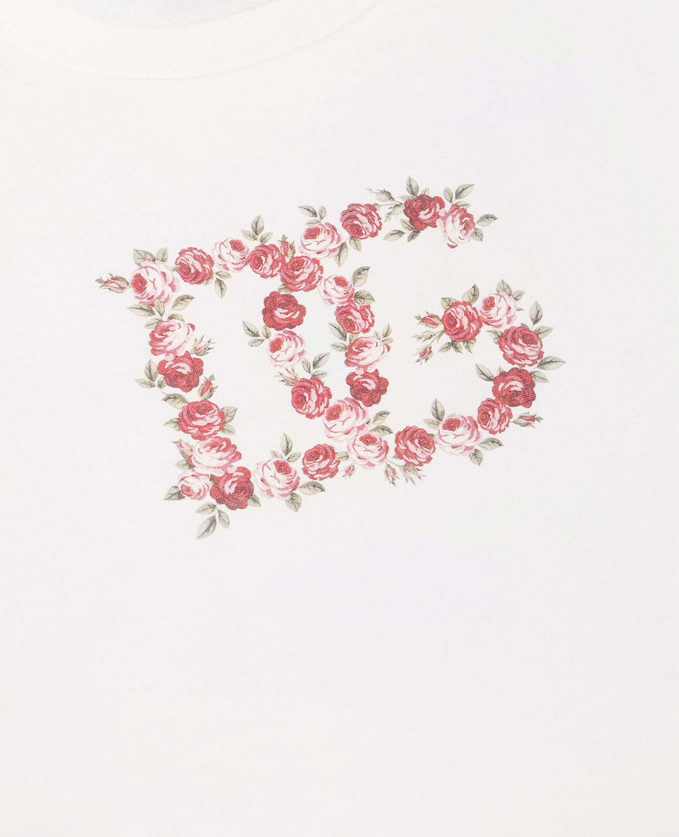 

Children's white T-shirt with monogram print Dolce&Gabbana