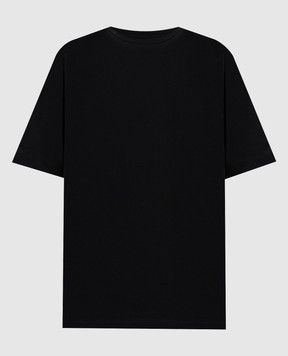 Juun.j Black T-shirt with print JW6342W045