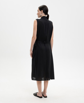 Y`S Yamamoto Black shirt dress YKD05200