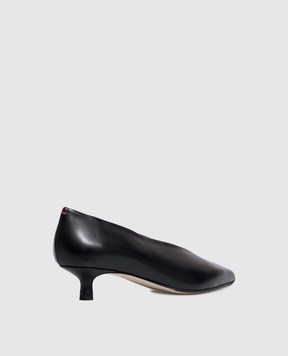 Aeyde Clara black leather shoes PUCROP35KT0122800007