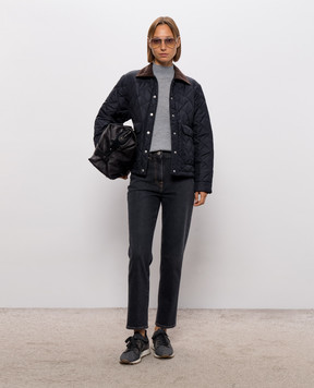 Peserico Blue quilted jacket A23031A6957