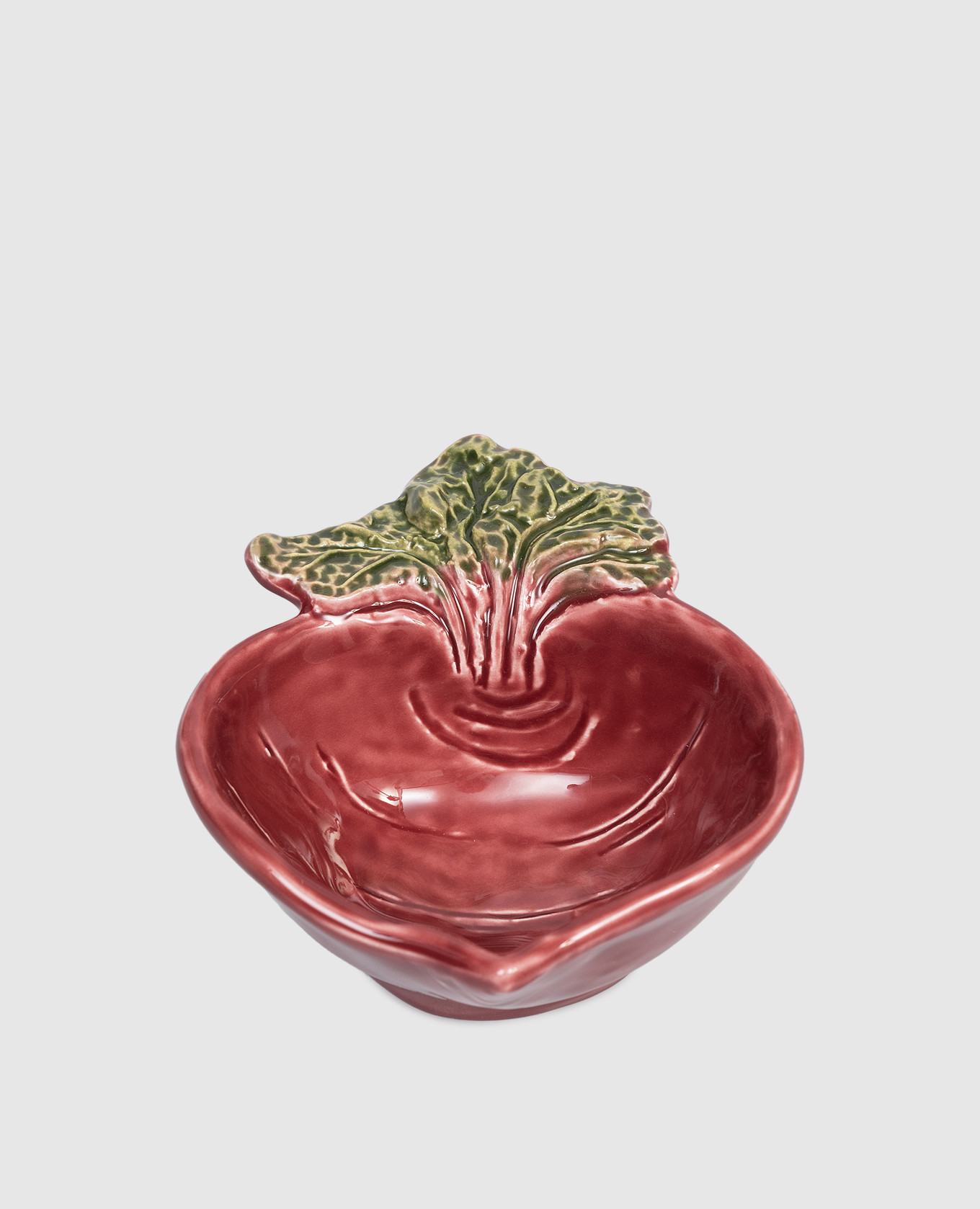 

Burgundy ceramic bowl in the shape of a beet Bitossi Home