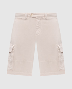 Brunello Cucinelli Beige cargo shorts M252DL0510