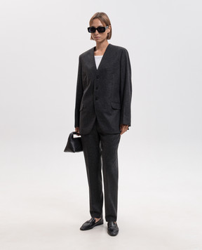 Jil Sander Gray wool pants J02KA0392J40333