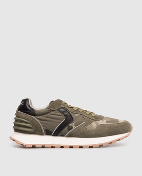 Voile Blanche PARIS POWER khaki combination sneakers 0012018797241F08