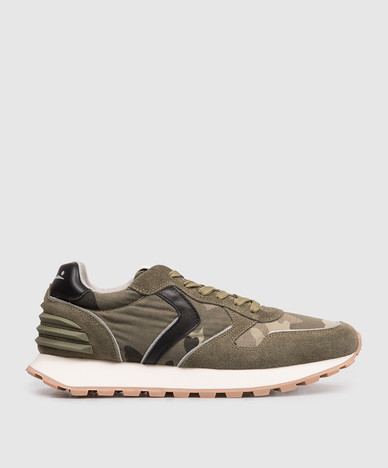 PARIS POWER khaki combination sneakers