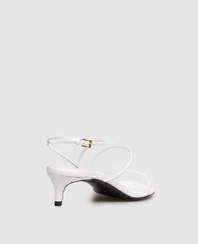 Khaite White Leather Loop Kitten F3076920