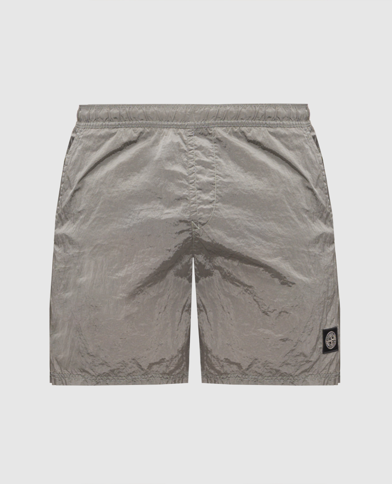 

Grey swim shorts with patch Stone Island