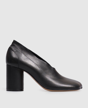 Maison Margiela MM6 Black leather shoes S59WL0107P7557