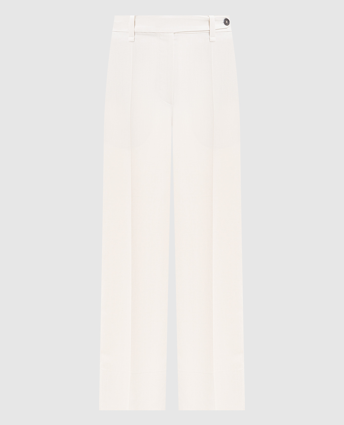 Beige linen pants