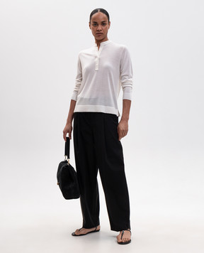 Toteme Ivory wool and silk jumper 253WRT0524YA0190