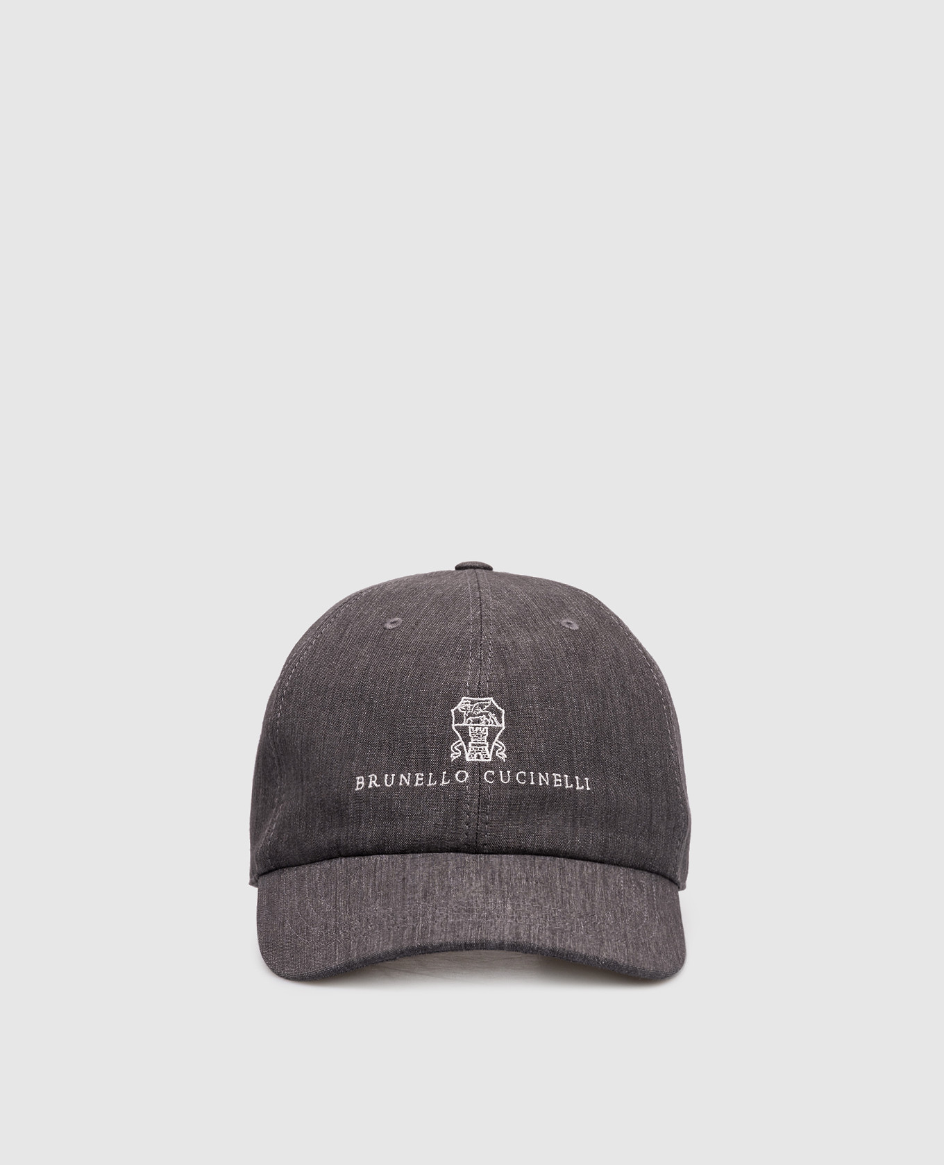 

Gray linen cap Brunello Cucinelli, Grey