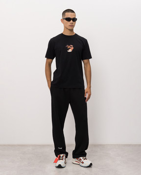 Off-White Black t-shirt with Narciso Poster print 44MAA16MF26J00J