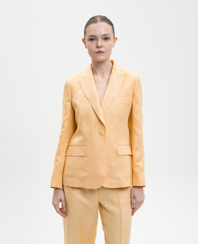 Max Mara Weekend NALUT yellow linen jacket WKDNALUT