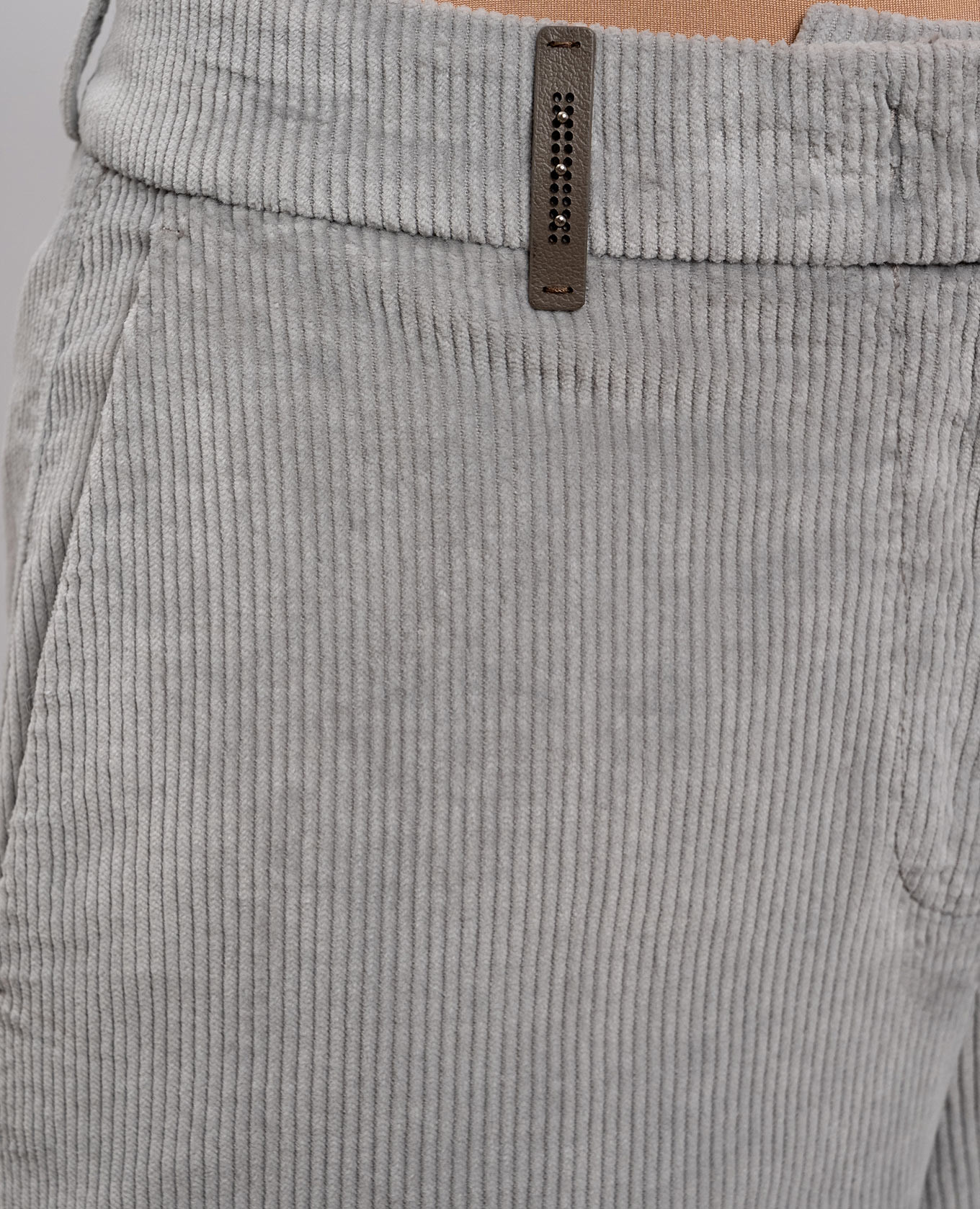 

Gray corduroy pants Peserico, Grey