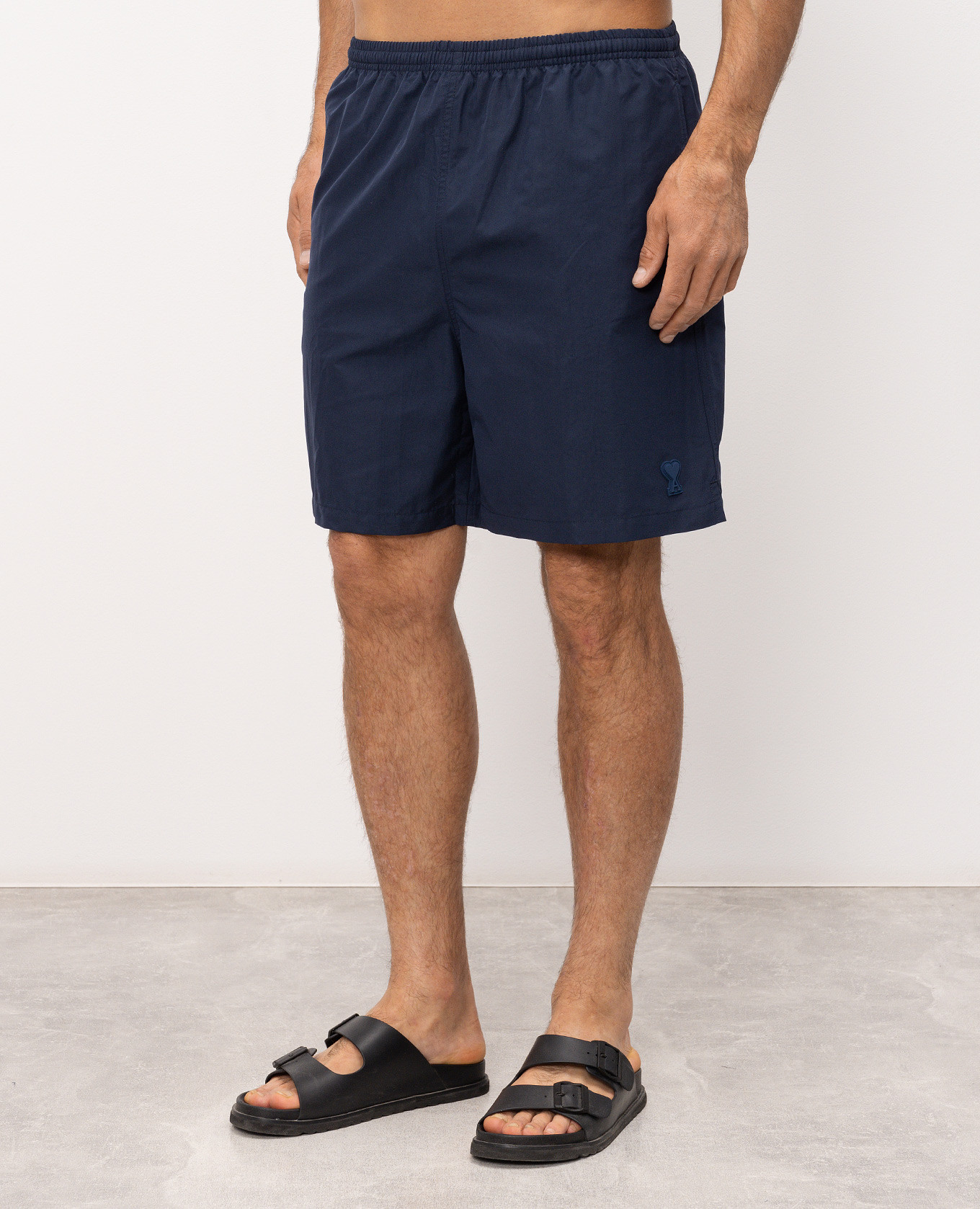 

Blue swim shorts with Ami de Coeur logo Ami Paris