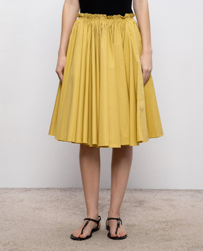Ami Paris Yellow skirt FSK444CO0063