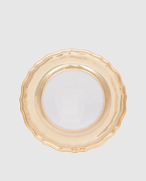 Griffe Yellow glass serving plate BO13127AM