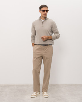Cashmere&Whiskey Beige cashmere jumper MU866A1312525R