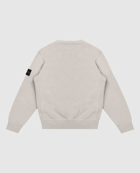 Stone Island Children's khaki sweatshirt with logo L1S166100005S004068