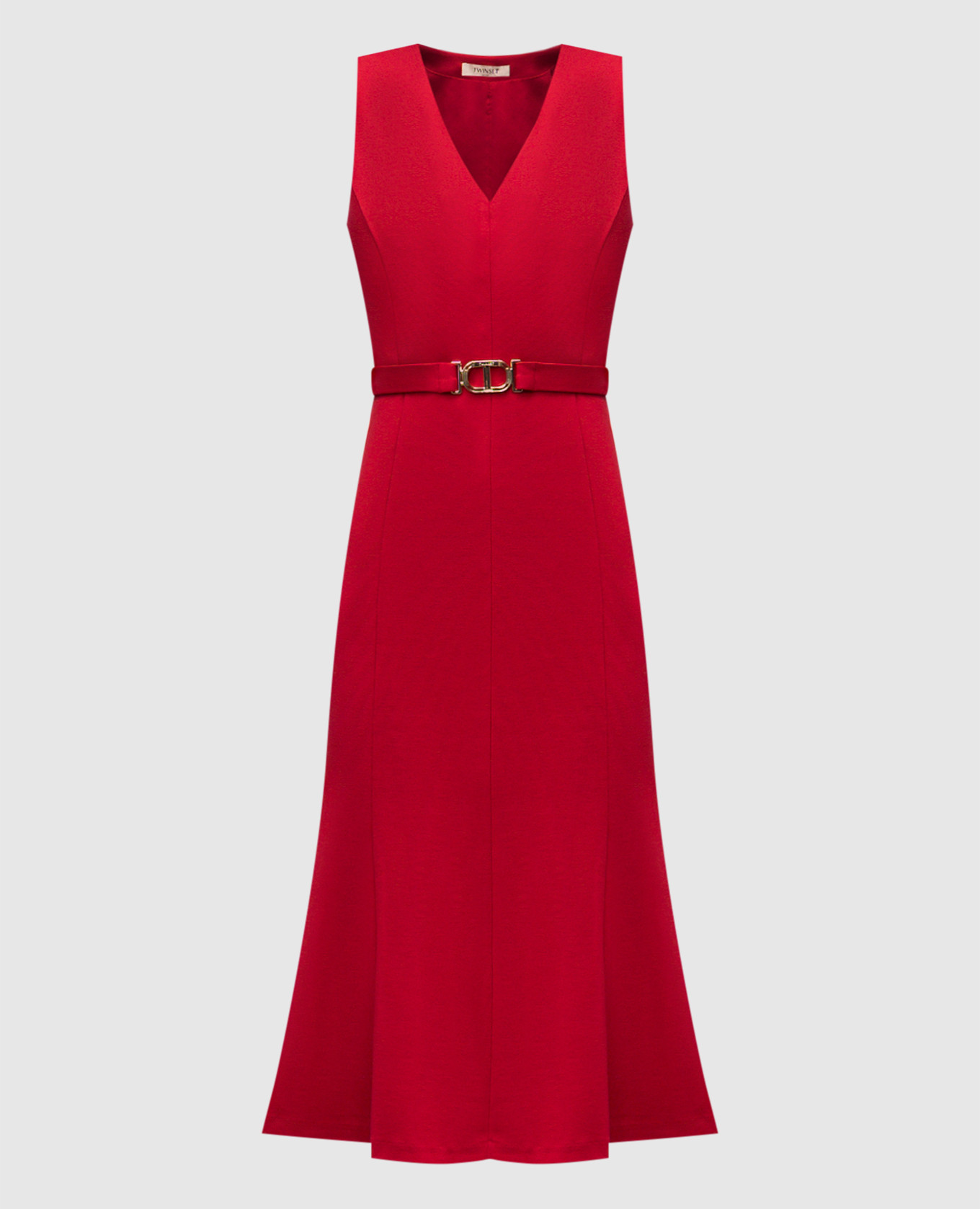 

Red dress with logo Twinset