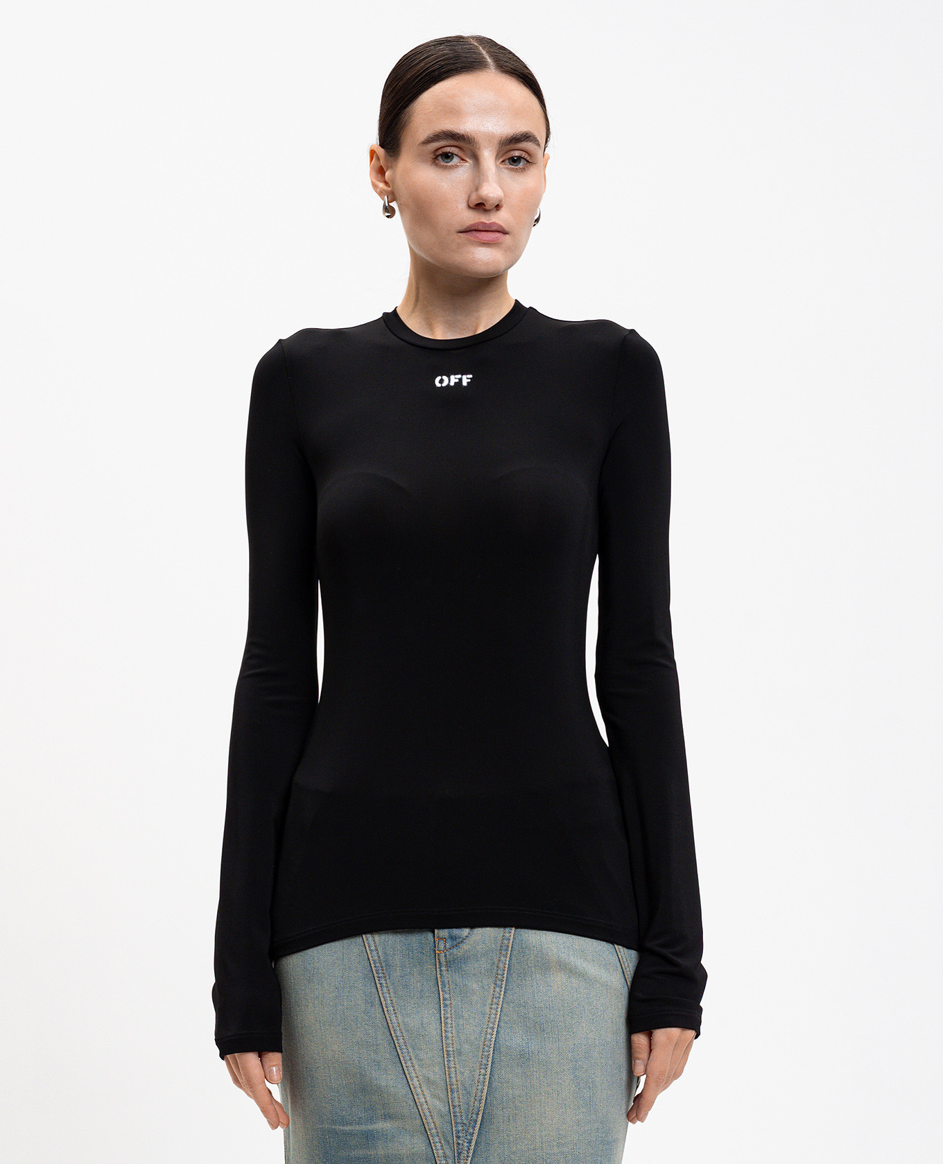 

Black long sleeve with logo Off-White