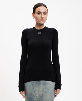 Off-White Black long sleeve with logo 2AD136C99JER004