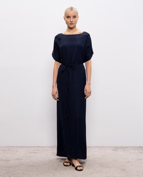 Momoni Blue maxi dress SAKARI MODR026MO31