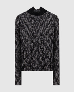 Twinset Black lace top 262LI2NBB