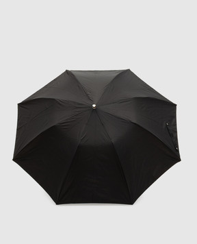 Pasotti Whangee Black Folding Umbrella OMITUO64SRASOOXFORD18BAM