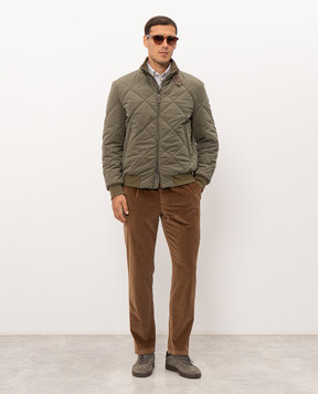 Canali Brown corduroy pants PT01657D91605