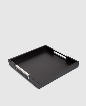 Broggi 1818 Black wooden tray PiGreco 3190423875