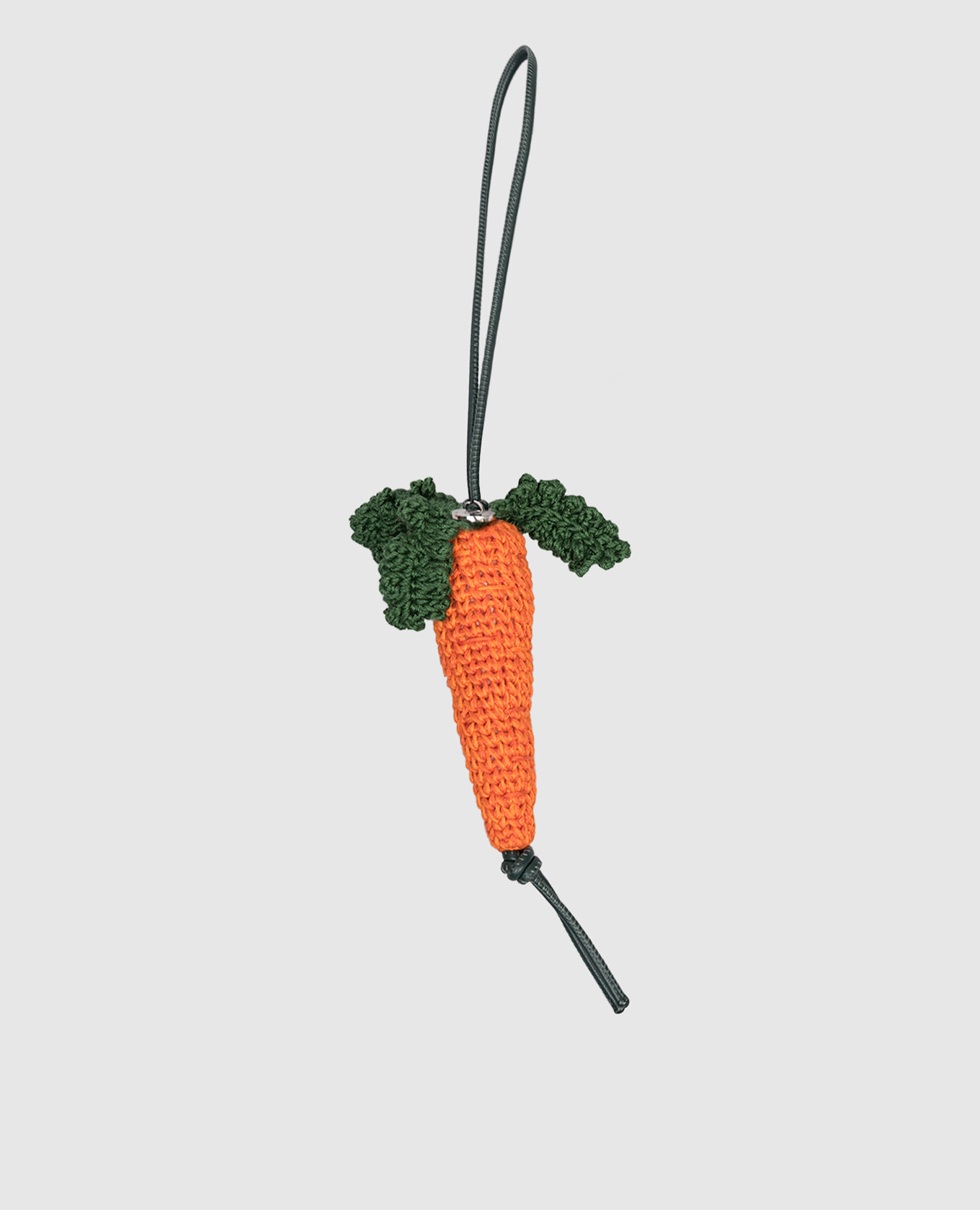 

Knitted carrot-shaped bag charm JW Anderson, Orange