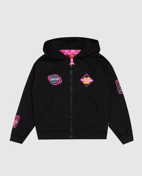 Sprayground Children's black sports jacket Shark in Japan SPY1554GBLK