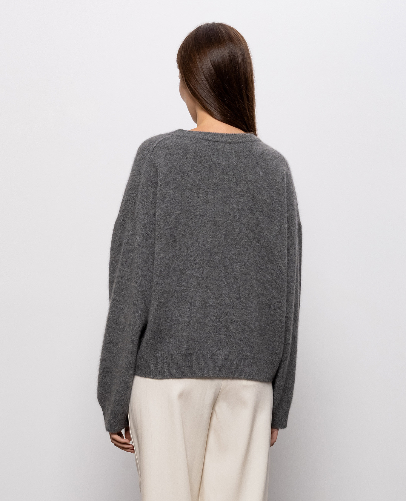 Gray wool sweater TRISTAN LOD Loulou de Saison 4