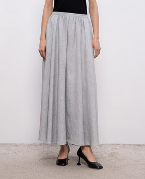 Intoca Gray skirt with sash 261RAPSKL1304