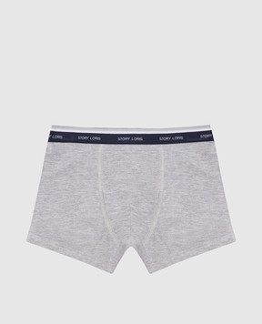 Story Loris Children's gray boxer shorts 17198
