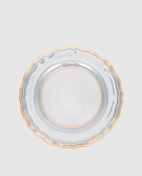 Griffe Blue glass serving plate BO13127AZ
