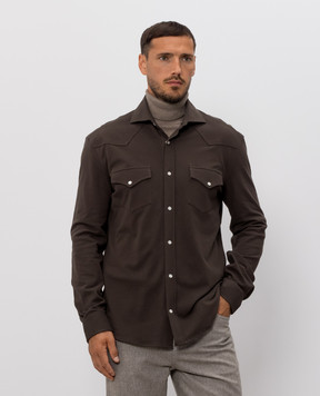Brunello Cucinelli Brown shirt ME8546666
