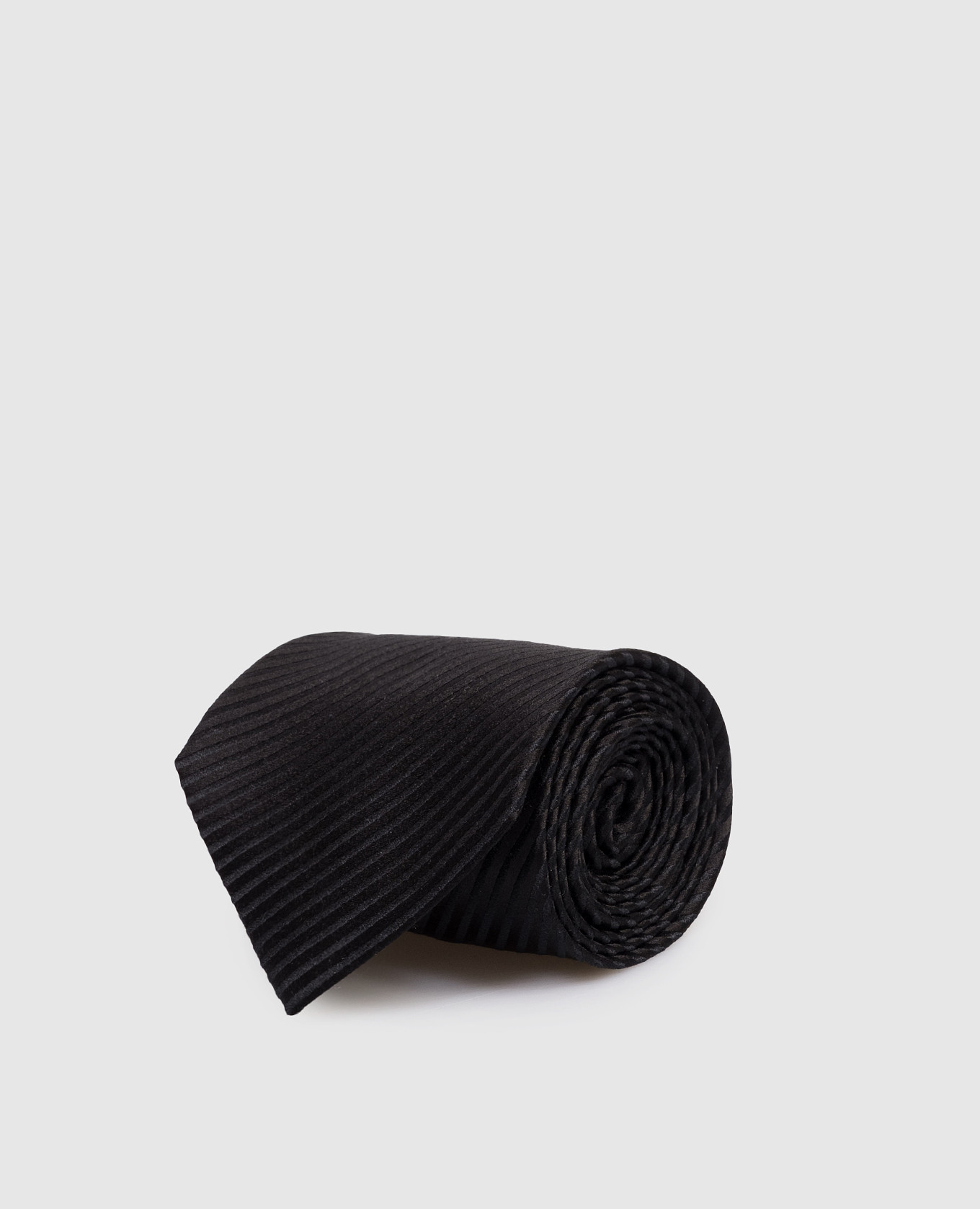 

Black striped silk tie Stefano Ricci