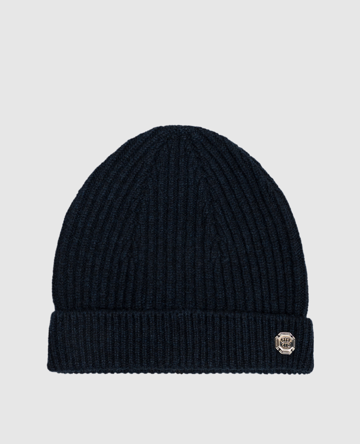 Navy blue cashmere hat