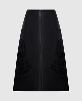 Twinset Black skirt with logo 252TT2011