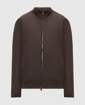 Kiton Brown wool sports jacket UMC032K0141I