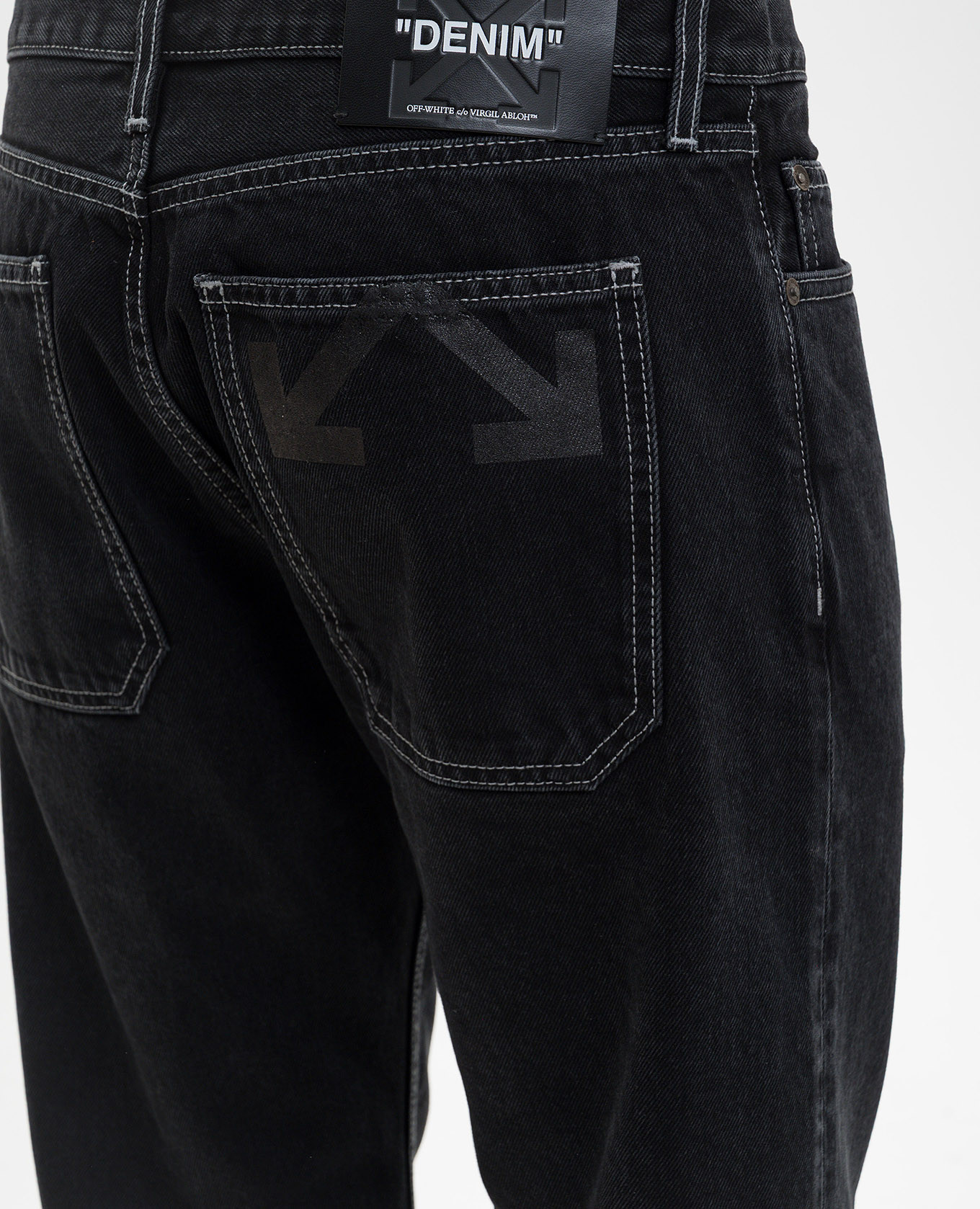 

Black jeans with Half Arrow logo Off-White