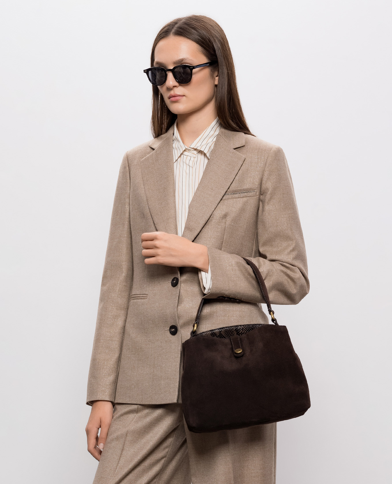Suede bag FIONA Gianni Chiarini 2