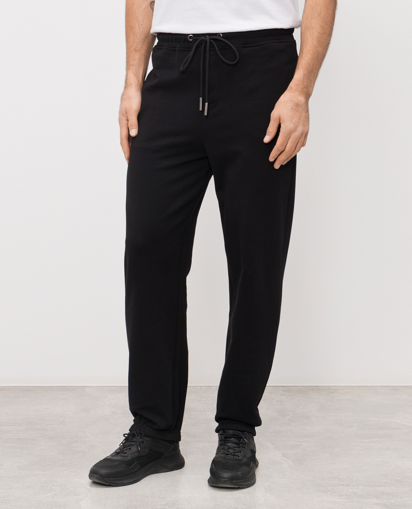 Black joggers with logo patch Iceberg 3