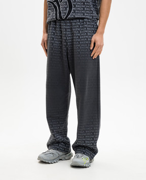 Balenciaga Grey printed sweatpants 846917TTVO5