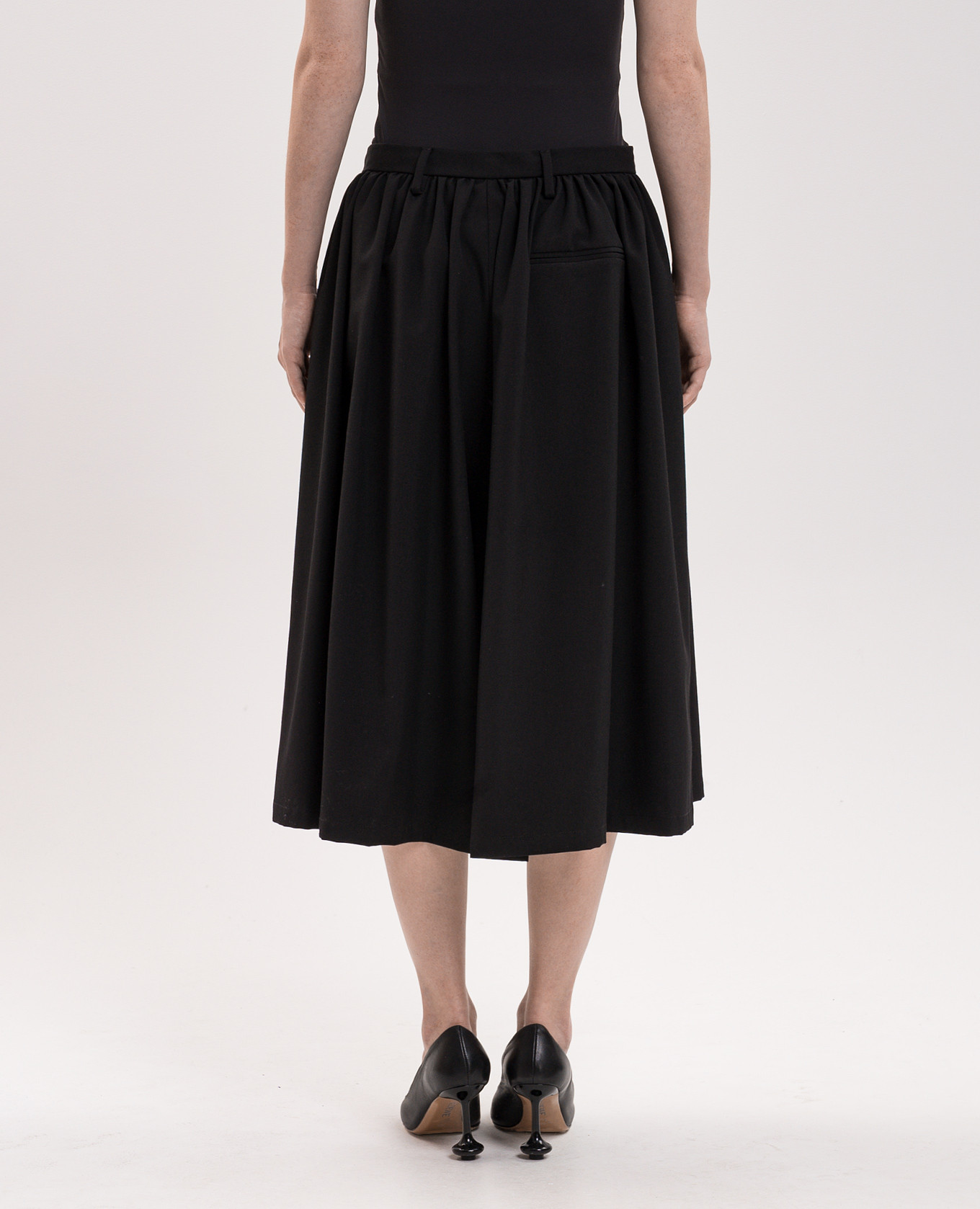 Black culottes with wool Maison Margiela MM6 4