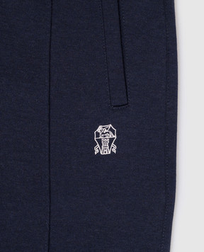 Brunello Cucinelli Children's blue joggers BM831E359B