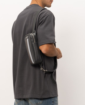 Serapian Stepan gray leather sling bag SRSTSMML738715AQ08